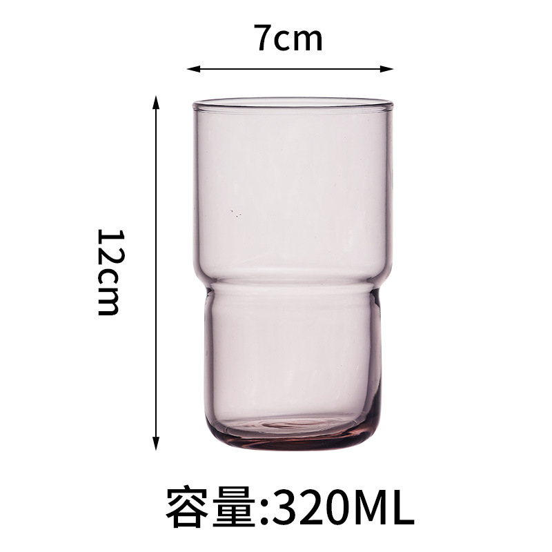 Taza de vidrio temperado a prueba de explosiones resistente a altas temperaturas, taza de agua de leche y café, taza de enjuague bucal de hotel de alta calidad, fabricación de patrones