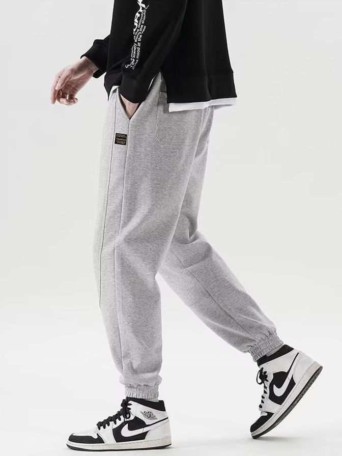 Camisa menos ropa pantalones de chándal para niños Otoño e Invierno Nuevos pantalones casuales engrosados forrados de lana pantalones ajustados de moda Pantalones deportivos sueltos