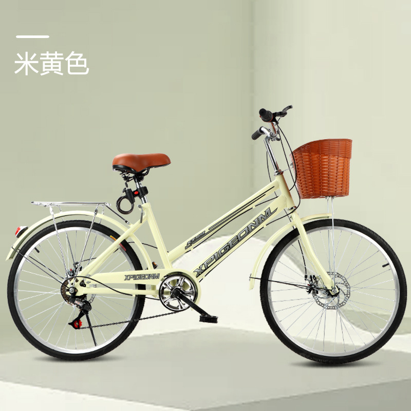 大人用自転車 フルベアリング ダブルディスクブレーキ 24inch 26inch 男女兼用 大中学生向け レディース 代わりに|undefined