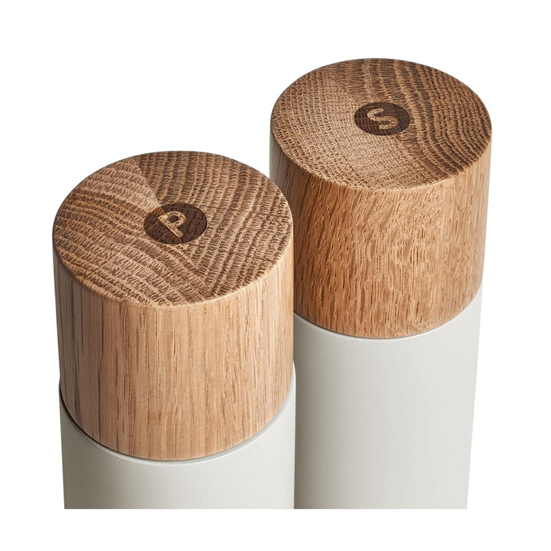 Molino de pimienta de madera para el hogar molino de pimienta manual ajuste inferior molino de pimienta herramientas de cocina