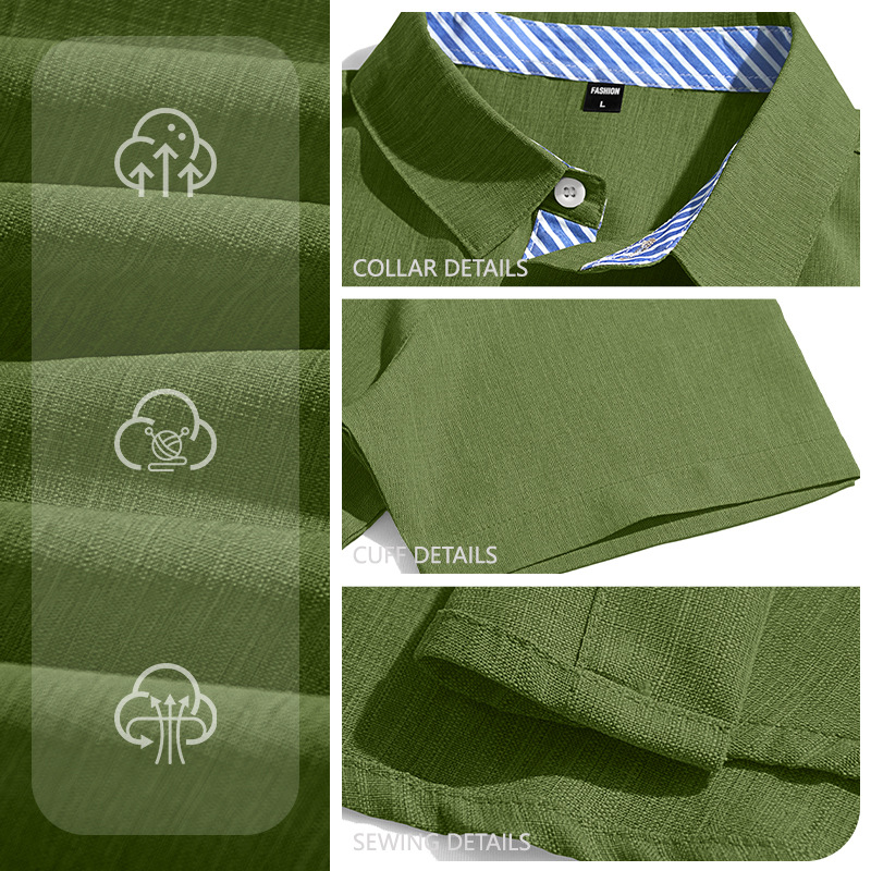 Transfronterizo Amazon verano nuevo hombre botón de solapa bolsillo camisa de manga corta camisa casual americana