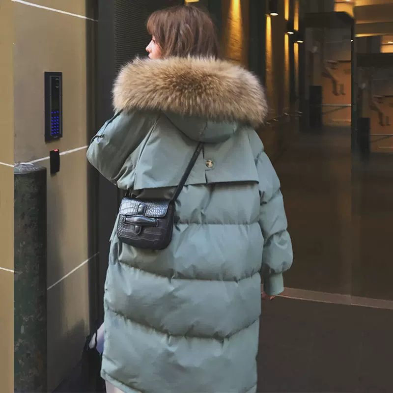 2025年新款冬季羽绒棉服女中长款棉衣宽松棉袄韩版面包服大码外套