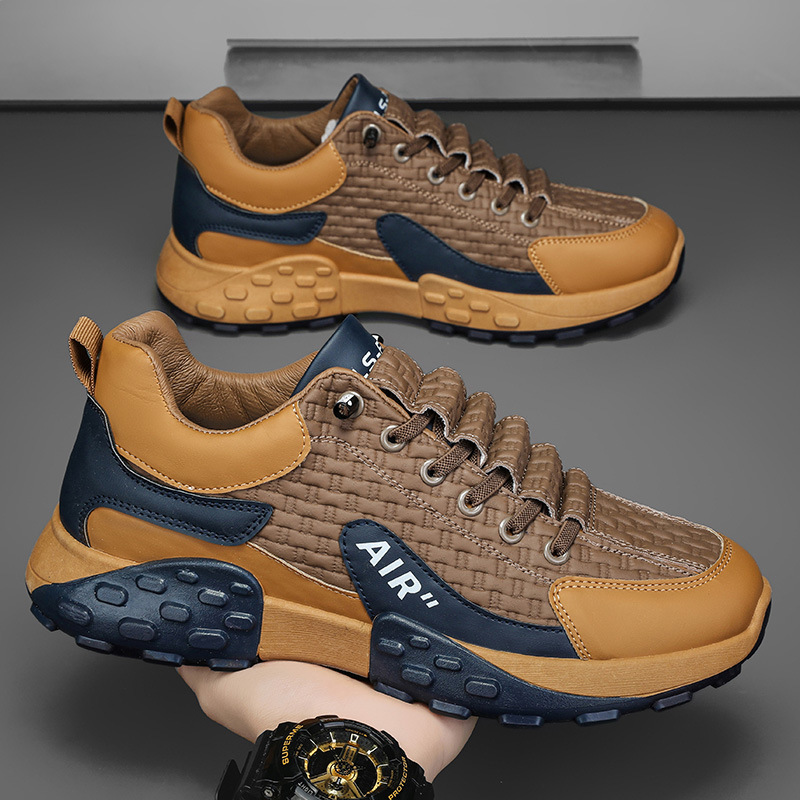 Chaussures pour hommes confortables et neuves, chaussures de sport à semelle épaisse tout-en-un, décontractées pour hommes_voghion.com