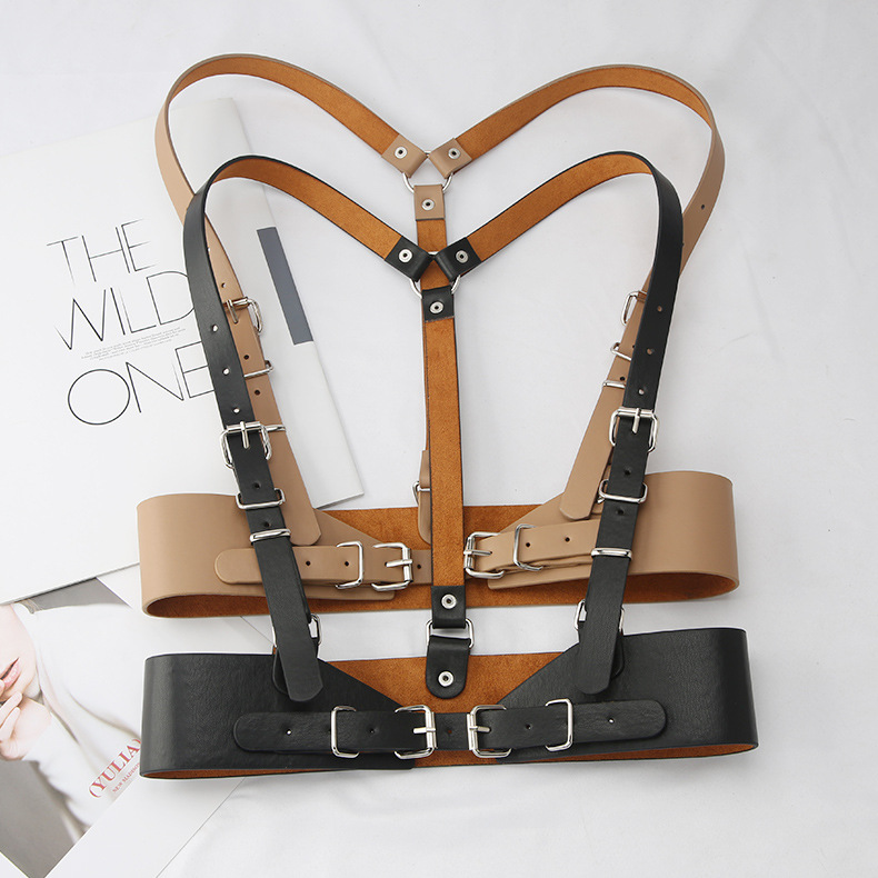 Simple Style Solid Color Pu Leather Women's Corset Belts 1 Piece display picture 3