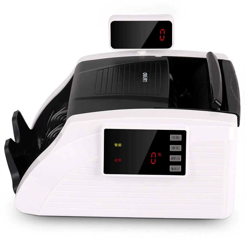 Счётчик денег 得力 Money counting machine smart C-type money counting machine banknote detector money counting machine small office commercial RMB