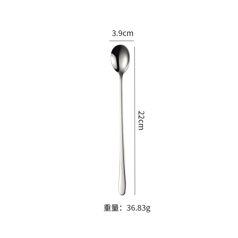 エイン304ステンレス食器040ドイツ製フォークフルーツフォーク丸スプーンアイスクリームスプーン滑らかな縁厚みのあるギフト|undefined
