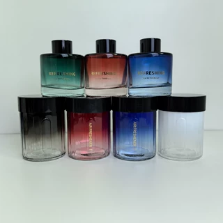 车载香膏瓶香薰瓶蜡烛杯固体香膏瓶彩色香薰瓶香膏杯200ml