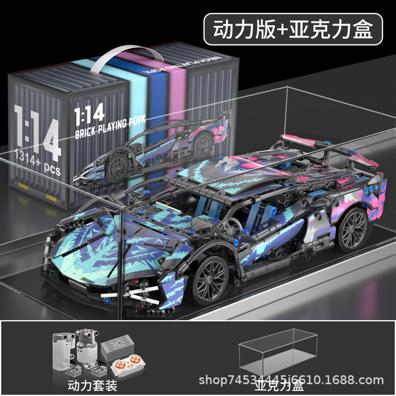 レゴビルディングブロックブラックゴールドアポロEVO子供用男の子おもちゃリモートコントロールクロスボーダーホットセールスポーツカーモデルと互換性があります。|undefined