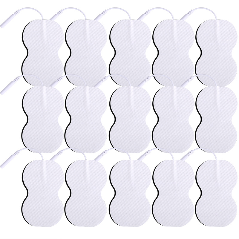 5.5x9cm pieza de electrodo de masaje tipo plomo de masaje de fisioterapia de pulso adjunto instrumento de fisioterapia de meridianos de salud