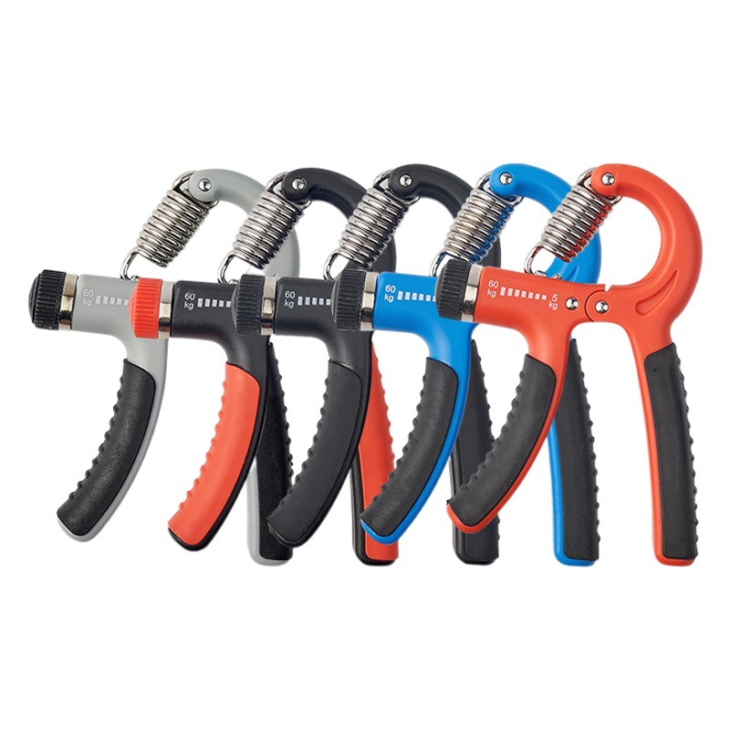 Contando agarre ejercicio profesional brazo fuerza mano entrenador fitness rehabilitación ajustable R-tipo dedo fuerza dispositivo al por mayor