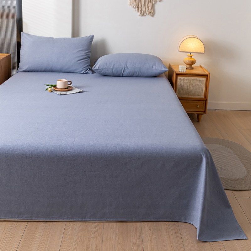 Sábanas de algodón 100% de algodón de Xinjiang pueden dormir desnudos dormitorios rojos en línea una sola colcha de cama sin correr sin deslizamiento image 18
