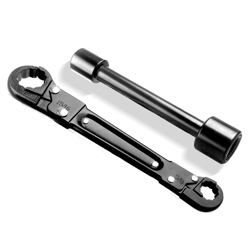 Double-Ended Stop Compression Pipe Repair Wrench Tool Set, Angle Stop Wrench Suitable for 3/ 8inch
