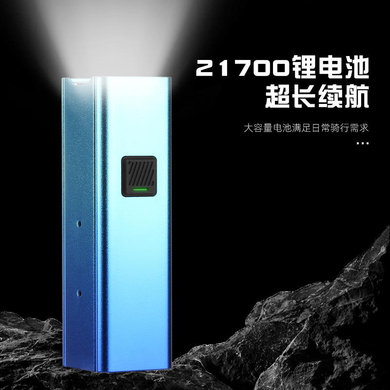 Nuevo transfronterizo nocturno luz de bicicleta USB carga soporte de elevación de montaña pantalla digital luz de bicicleta