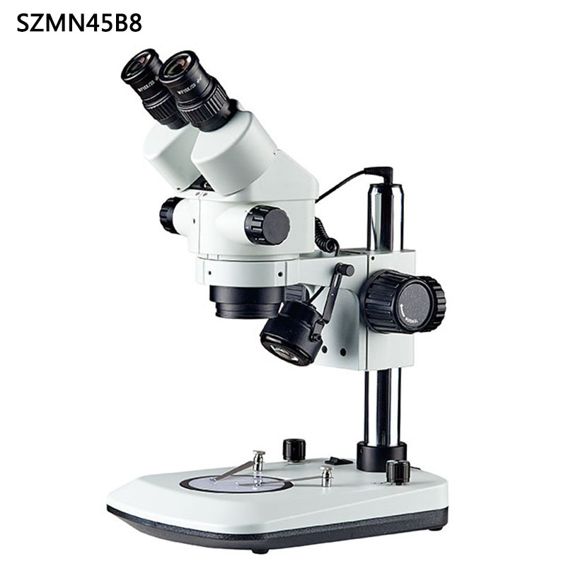 SZMN45B8新款体视显微镜物镜0.7-4.5X连续变倍双目7-45倍14-90倍