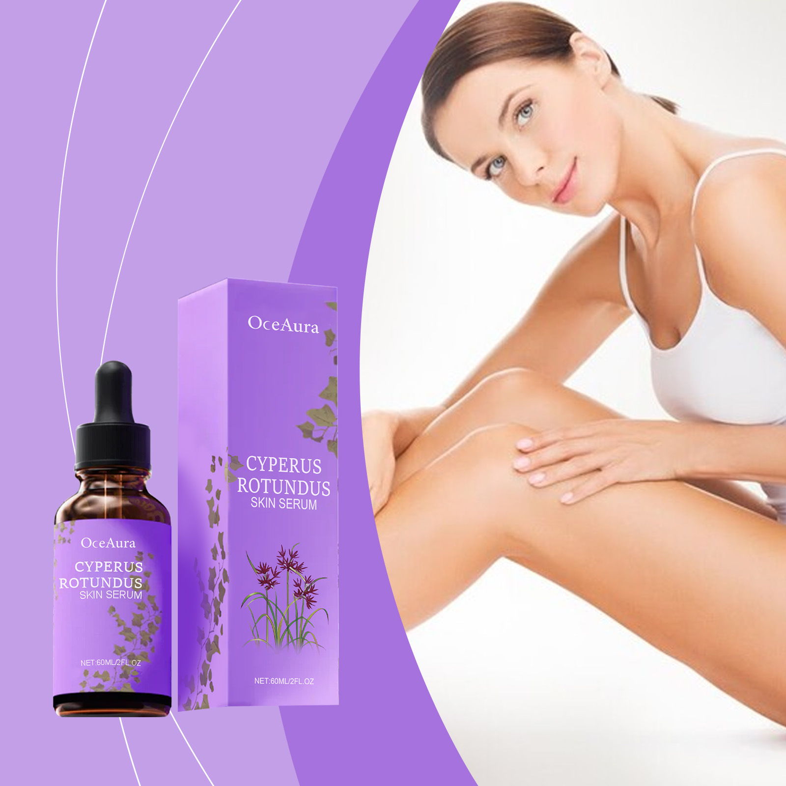 Oceaura Hair Removal Essence Gentle Care Refreshing No Black Spots Daily Purifying Hair Removal Care Essence