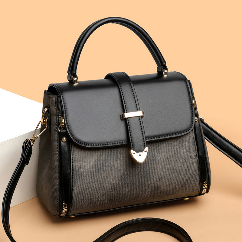 Cross-Border Women's Large Capacity Handbag, High-End Luxury Shoulder Bag, Commuter Small Square Bag For Women - Thumbnail 3