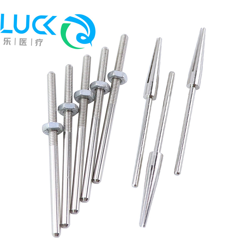 外贸批发 牙科夹石针砂布夹砂片胶轮夹持针 打磨机直机2.35mm柄径