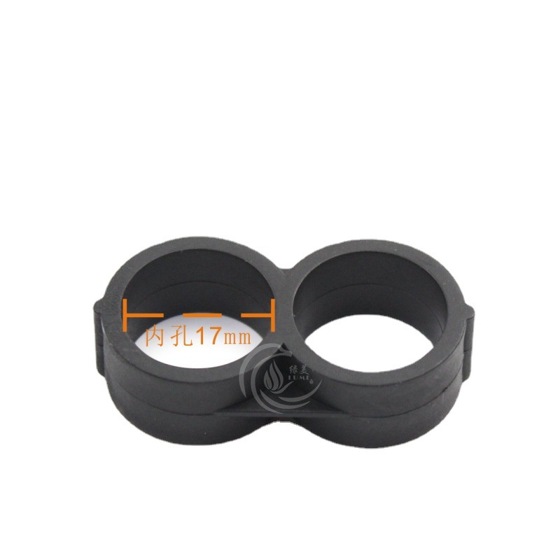 16 PE tubo 8 tapones plegables de doble anillo cola tapones invernadero pe accesorios de conexión de tubería microrroyección de riego por goteo