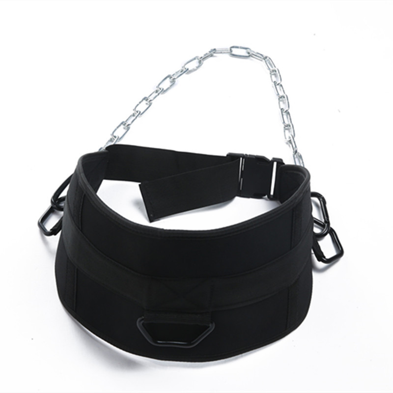 負重腰帶杠鈴啞鈴片帶鐵鏈