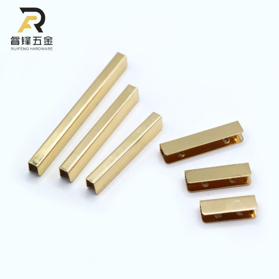 Luggage hardware accessories accessories wholesale metal straight clip iron hemming clip buckle