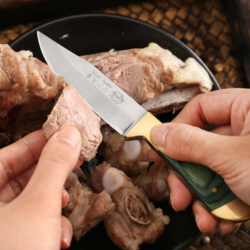 Direct selling Mongolian knife, convenient hand-held meat knife, multi-functional fruit knife, boning knife, mutton knife wholesale