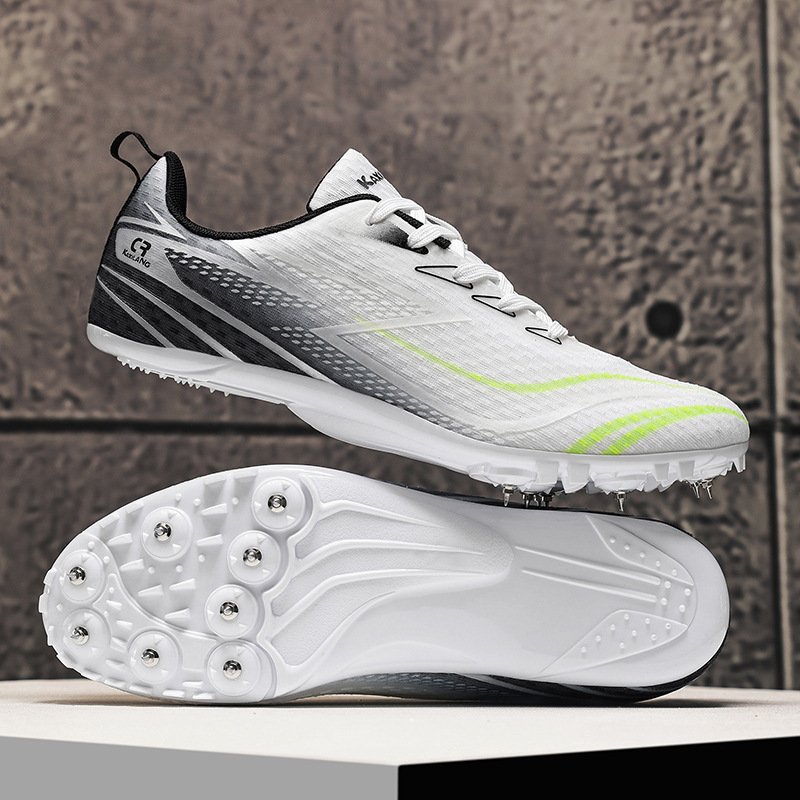 Zapatillas de Atletismo con Clavos 8 Clavos Caucho PU y Malla Transpirable para Pista image 4