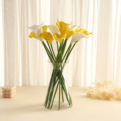 手作りスパイラルブーケアーティファクト、シンプルで小さな新鮮な花、プラスチック花瓶、フラワーアレンジメントバケツ、家庭用装飾装飾品、フラワーアート