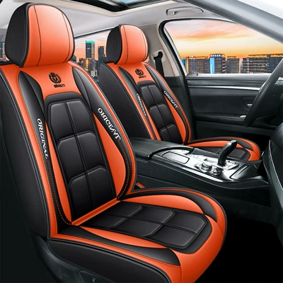 Universal seat cover factory goods Amazon foreign trade - orange-ordinary-single-seat