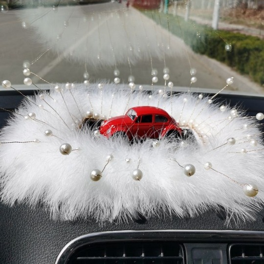 Decoración de coche interior de coche creativo decoración del panel de instrumentos del coche decoración de coche pequeño resina belleza simple pensamiento nocturno