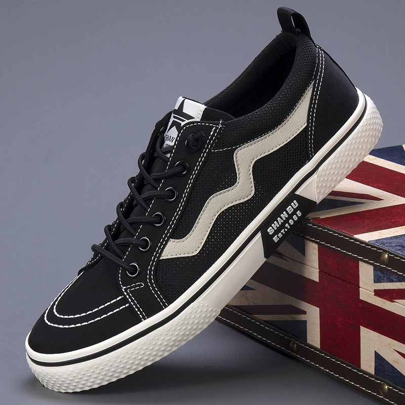 Мужская обувь 2024 весна новая модная обувь мужская обувь из холста корейская версия универсальной моды повседневная обувь весна и осень