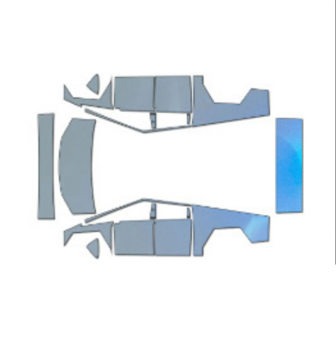 Car paint protective film: Tesla Film for Tesla - ice-blue-gradient-no-specification