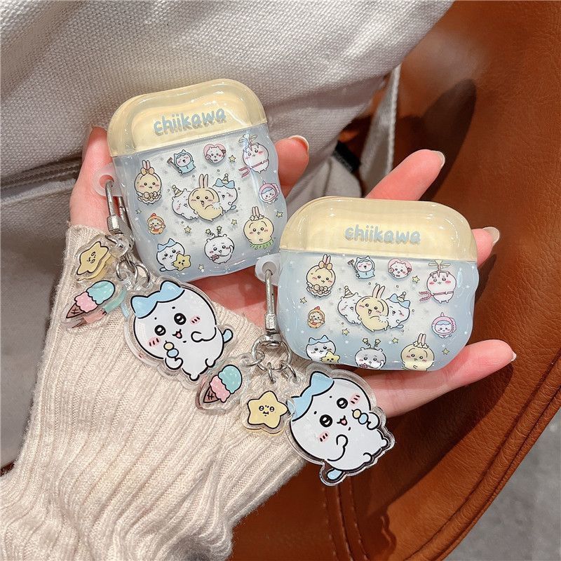 Cartoon Lanji Ica es adecuado para airpodspro3 generación 2 funda Bluetooth airpods4 generación funda auriculares