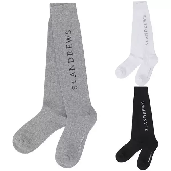 25 Autumn New Korean Style Golf Socks Women's Towel Bottom Easiest for Match Casual Sports Easiest for Match Socks White