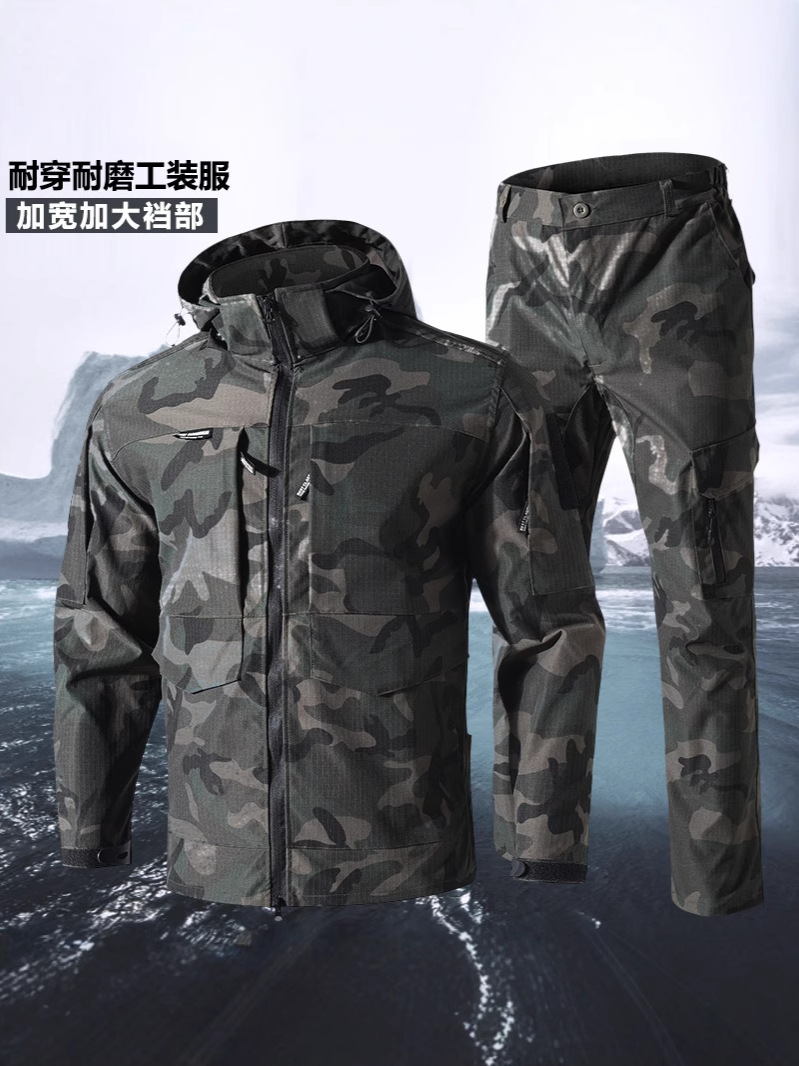 Capa de asalto de cáscara suave, traje de trabajo, chaqueta resistente al desgaste, chaqueta de primavera y otoño, chaqueta elástica personalizada