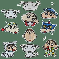 自己粘着漫画動物刺繍布ステッカー衣類ダウンジャケットバッグ装飾デカール修理補助パッチステッカー diy