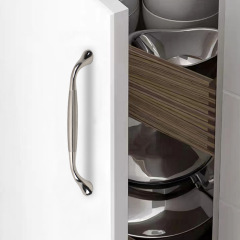 European-style, American-style stainless steel color cabinet, wardrobe, shoe cabinet, drawer small handles, modern minimalist cabinet door handles