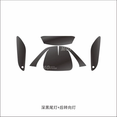 panel film, display screen film, Auto Color Change Film - tpu-dark-black-tail-light-rear-turn-signal-film-sprintchuntian-150-default-item
