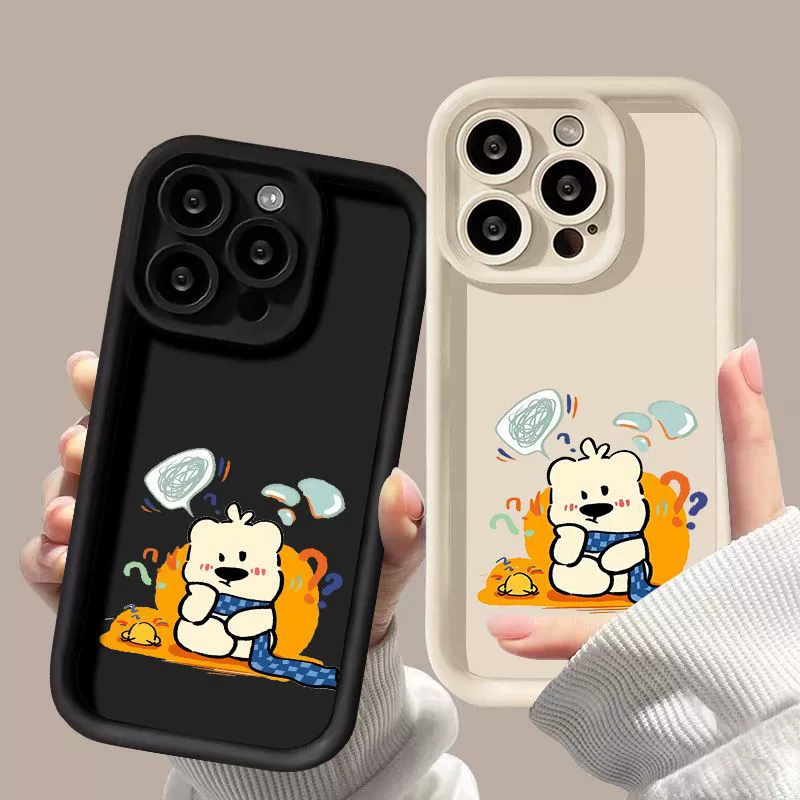 Apple, совместимый чехол для телефона, матовый милый iPhone 16, iphone, 15