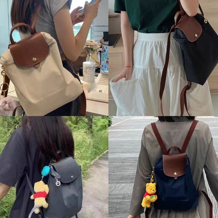 French Longxiang 70Th Anniversary Backpack Men's and Women's Casual Student School Bag Large Capacity High Quality Embroidered Trendy Bag