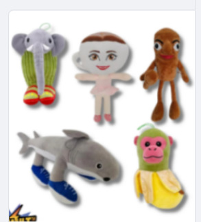 国境を越えた工場サメアメリカ山海経ぬいぐるみ外国山海経おもちゃ木の棒人形在庫あり