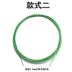 A fishing tackle accessory for delivering a wire leader through a central rod guide, leading the wire leader through the inner passage of the guide, and threading the wire leader into the central rod guide.