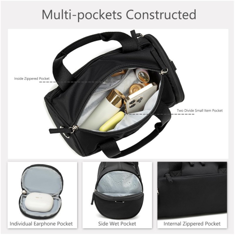 Inventario nuevo transfronterizo de hombro portátil bolsa de ejercicios bolsa de viaje bolsa deportiva bolsa de gran capacidad bolsa de viaje bolsa de cilindro