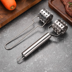 ステンレス鋼の柔らかい肉器の台所のローラーのステーキのカツの松肉器の家庭のアイデアの台所の柔らかい肉の小道具