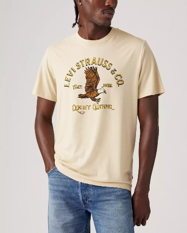 2025欧米ファッションクロスボーダー夏新作トレンドLevi「s高品質男女同モデルtシャツプリント|undefined