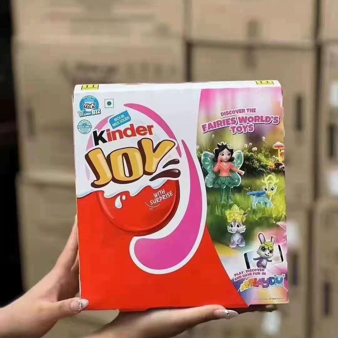 Сюрприз-яйцо (Kinder Joy) молочный шоколад с игрушкой, 20 г × 24, для мальчиков или девочек, коробка