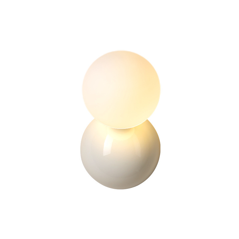 Luz de fondo LED lámpara de pared lámpara de vidrio sala de estar pasillo cabecera cama cabecera dormitorio simple y moderna