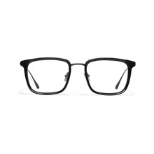 日本設計師款簡約方框 近視眼鏡框男大臉顯瘦純鈦鏡架可配有度數