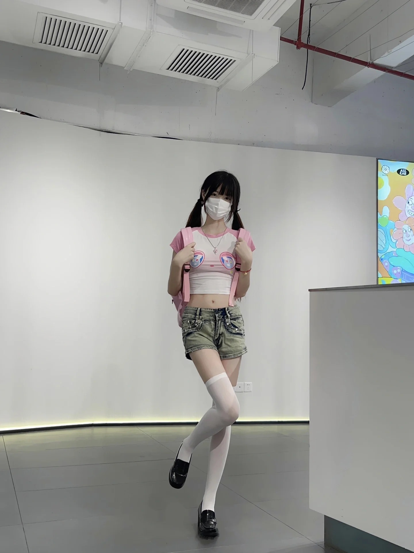 A970#【非实拍】美式辣妹柳丁低腰牛仔短裤女修身显瘦包臀阔腿热