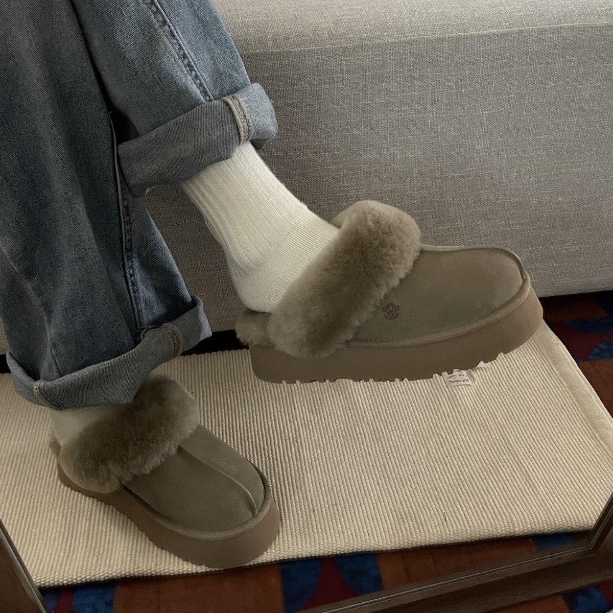 Stivali da neve corti in pelle di pecora con fodera in pile 2025 autunno inverno cotone caldo ispessito scarpe da donna con rialzo_voghion.com