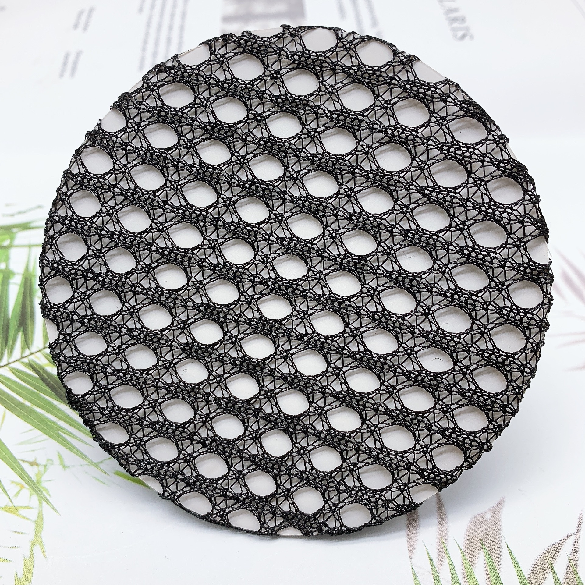 Estilo coreano negro de encaje elástico red de pelo bolsillo adulto danza tocado updo pelo flor accesorios para el cabello anillo de pelo al por mayor